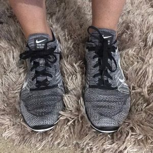 Nike Free 5.0 black, white, gray. Size women’s 8